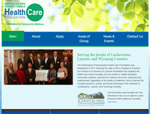 Tablet Screenshot of nepahealthcarefoundation.org